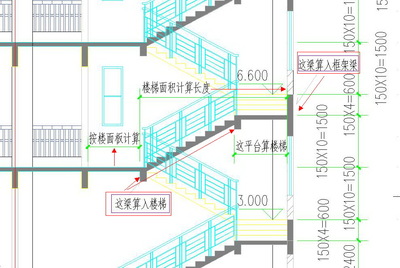 钢结构楼梯怎么计算面积（钢结构楼梯的面积计算） 钢结构门式钢架设计 第5张