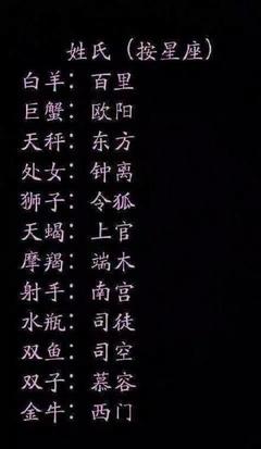 什么姓氏好听