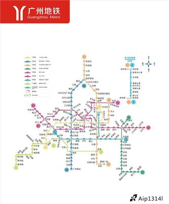 广州海珠区地铁线路图