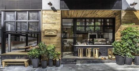奶茶店门面装修