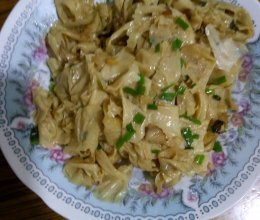 爆炒豆腐皮的做法