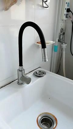 厨房水龙头双管换单管