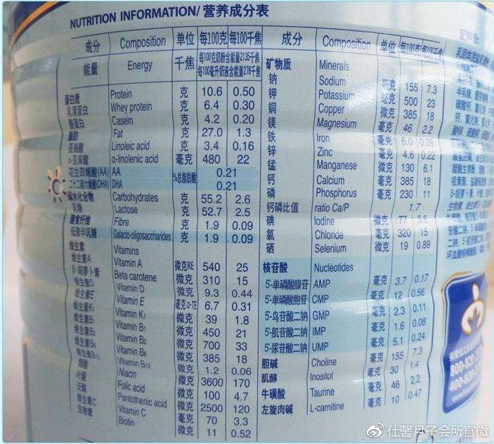 100克奶粉有多少