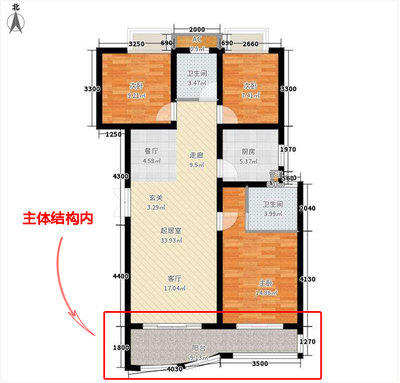 卫生间面积怎么算