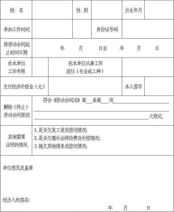 解除合同需要什么手续