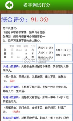 起名字测试打分100分