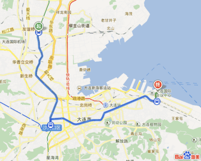 大连西安路地铁站出口