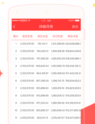 查询剩余房贷计算器