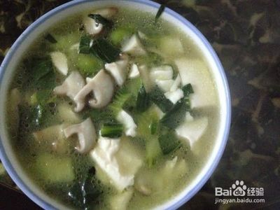 青菜香菇豆腐汤的营养