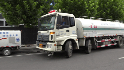 道路洒水车的水干净吗