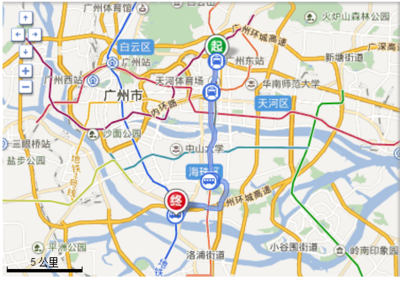 广州海珠区地铁线路图