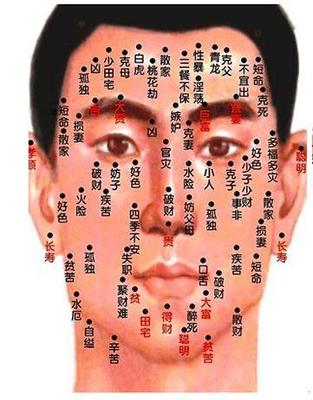 腿痣的位置与命运图解