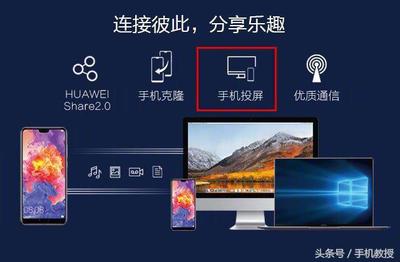 电脑可以投影到手机上