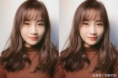 韩式烫发中长发微卷
