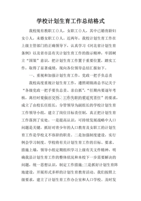 计划总结格式要求是什么样的