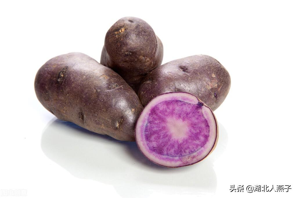 土豆长紫色的芽