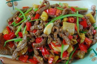 生溜牛肉片做法大全家常