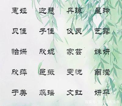 好听有诗意的名字