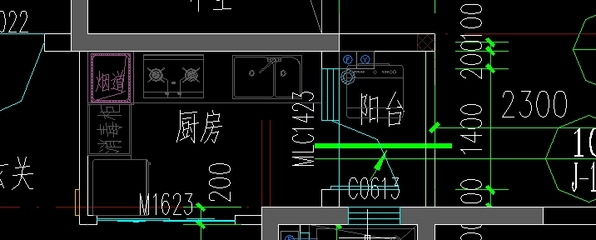 厨房墙体面积怎么计算公式