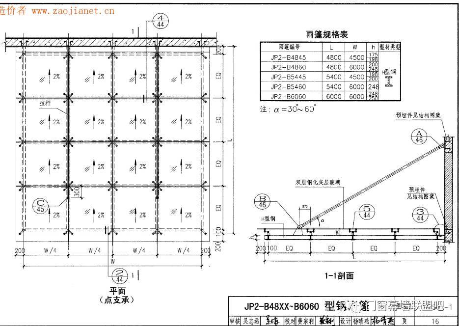 鋼結(jié)構(gòu)雨棚的圖07j501（鋼結(jié)構(gòu)雨棚圖集） 建筑方案施工 第3張