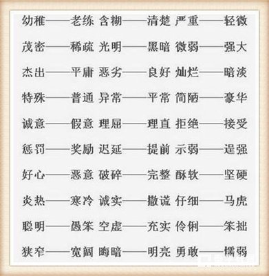 有寓意的两字词语