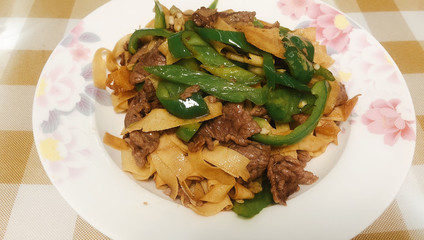 牛肉炒豆腐