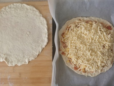 薄pizza饼的制作方法