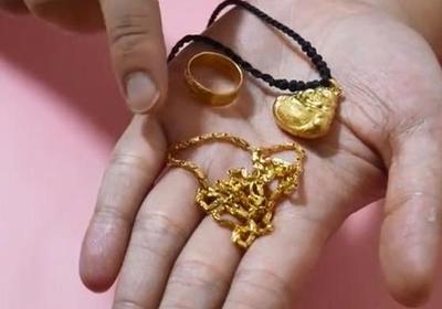 做梦捡金首饰