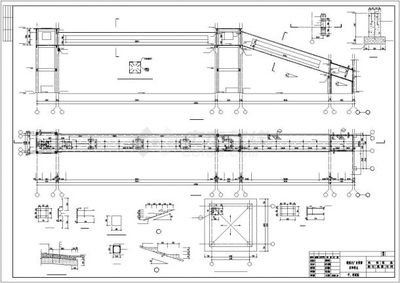 钢结构廊道CAD图纸案例分析