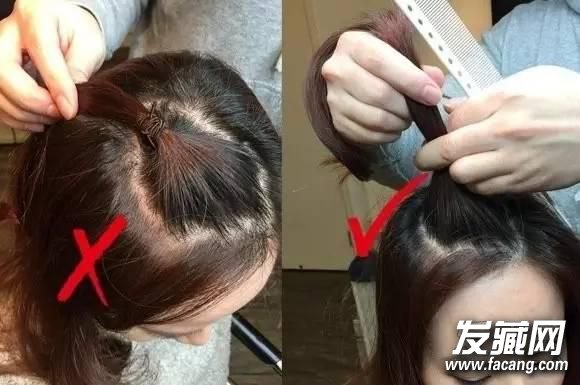 没有刘海苹果头怎么扎