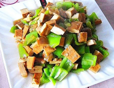 青椒豆腐的家常做法