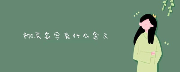 翊宸的男孩名字是什么意思