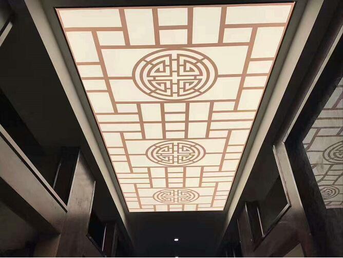 吊顶镂空花格安装