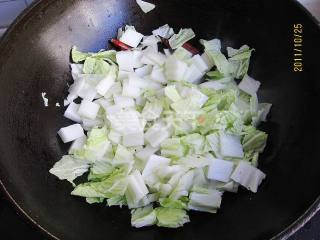 白菜帮的制作方法
