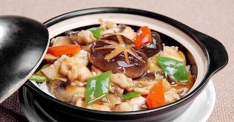 猪肉香菇煲仔菜