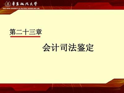 司法会计鉴定报告