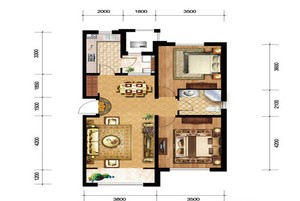 98经典户型装修效果图