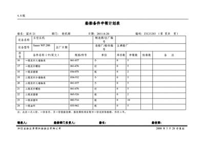 船舶清档