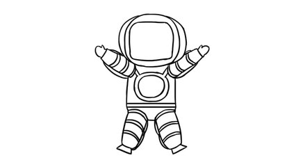 杨利伟太空人简笔画简笔画太空人素材图卡通太空人简笔画太空人简笔画