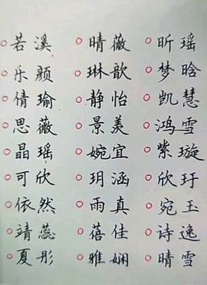 什么琳的名字好听