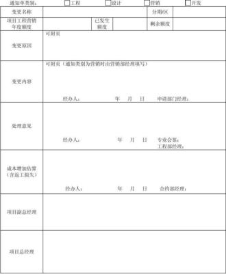 设计变更申请