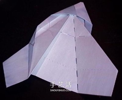 折纸飞机的折法图解