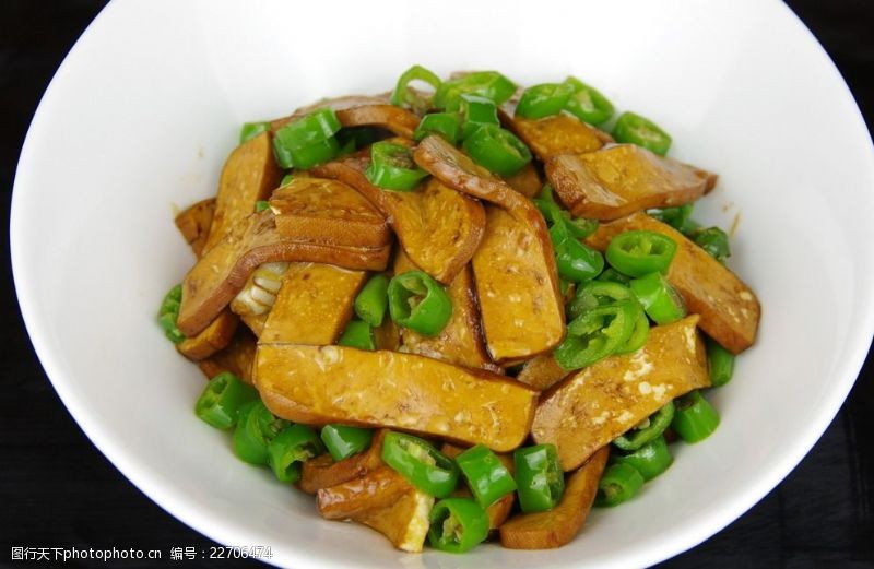 青椒炒豆腐干的做法