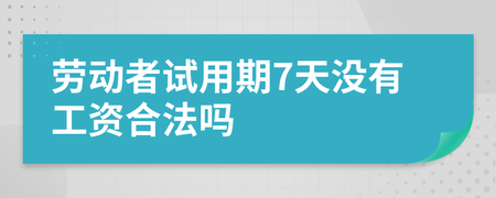 7天试用期