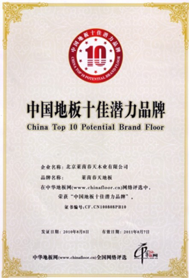 中国十大品牌地板
