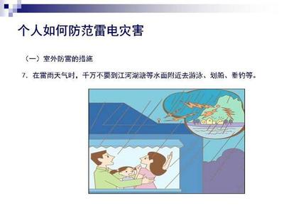 雷电灾害怎样预防