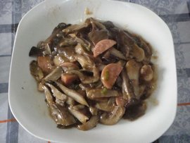香菇火腿肠卤