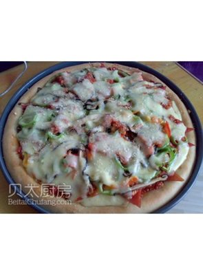 香菇披萨微波炉