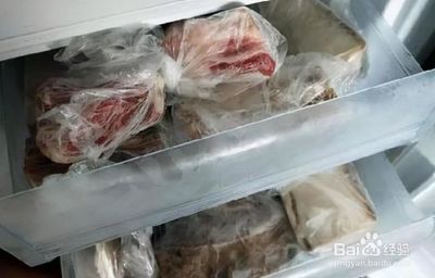 新鲜肉放冰箱里冷冻能放多久