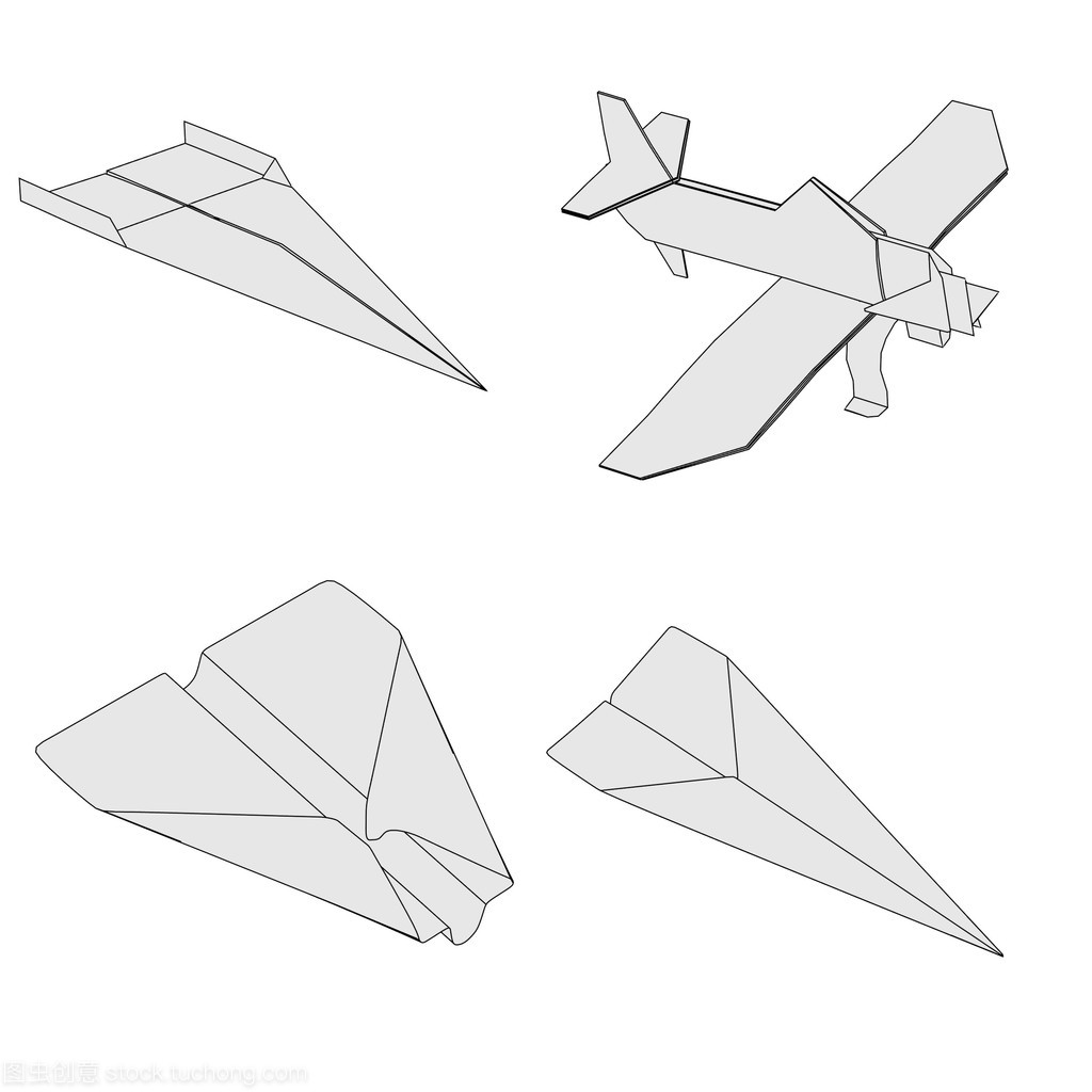 打印折纸飞机图纸软件下载